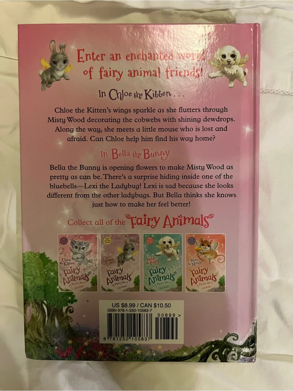 Fairy Animals: Chloe the Kitten & Bella the Bunny - Pink Children's Book